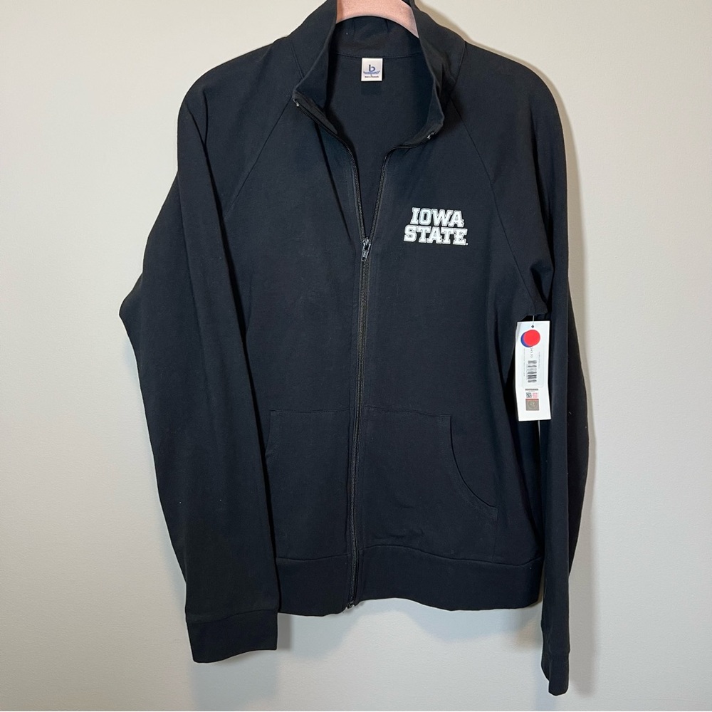 Boxercraft‎ Women’s Black Iowa State Zip Up Sweatshirt Large NWT